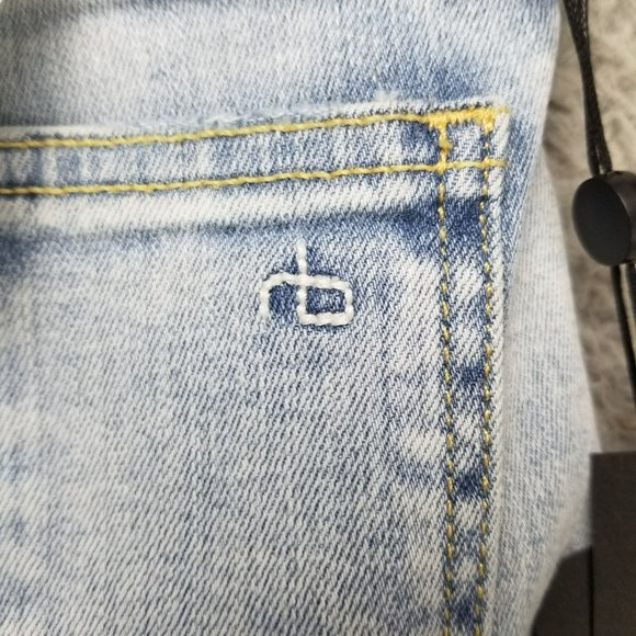 Rag & Bone Jeans Womens 31 Cate Stretch Mid Rise Ankle Skinny Distressed NWT - Picture 12 of 16
